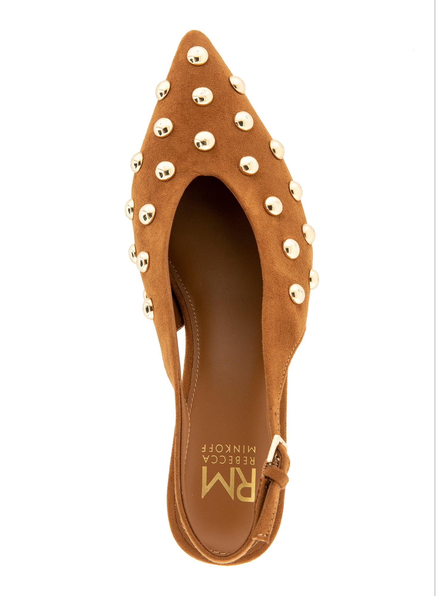 RM by Rebecca Minkoff Women's Leena Studded Pointed Toe Slingback Heel