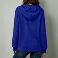 thumbnail image 5 of Taqqpue Women Long Sleeve Shirts Lightweight Drawstring Hooded Sweatshirt Loose Fit Fall Winter Oversized Pullovers Tops with Pockets for Women, 5 of 5
