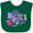 Green, variant on Inktastic Back to School with School Supplies Girls Baby Bib