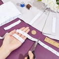 thumbnail image 3 of 10 Yards Snaps Strips Fastener Tim White Snap Button Tape Sew on Fastener Buckles Tape Accessories Plastic Snap Button Trim for DIY, 3 of 9