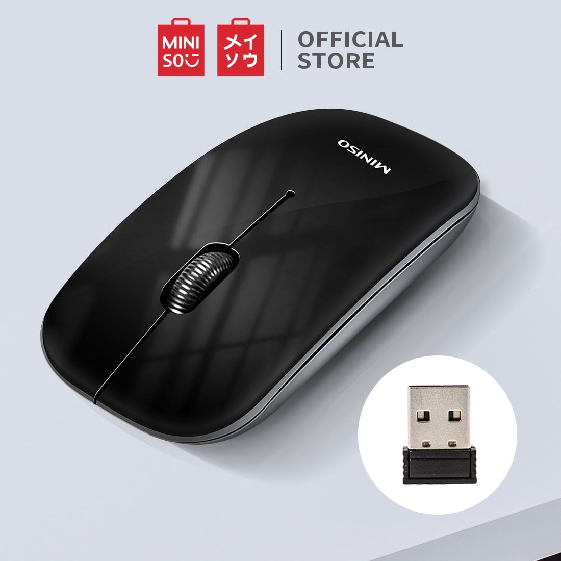 まうす MINISO 2.4G Wireless Mouse Ultrathin Metallic Wireless Mobile