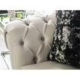 thumbnail image 5 of Furniture of America Isabella Transitional Fabric Loveseat in Beige, 5 of 7
