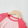thumbnail image 5 of Amidoa Girls 2 Piece Outfits Summer Clothes Short Sleeve Cute T-Shirt and Casual Shorts Kids Clothing Sets Pink Size 11, 5 of 7
