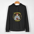 thumbnail image 2 of Retro Game Day touchdown Season Funny Men Women Football Pullover Hoodie Black, 2 of 4