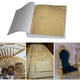 thumbnail image 3 of 100 Hojas de Imitación Plateado Dorado, Papel de Aluminio para Artes, Artesanía Dorada, Decoración, Marcos, Muebles de 3,5 X 3,5 - Champaign Champaign BLESIY  hojas de papel de imitación, 3 of 7