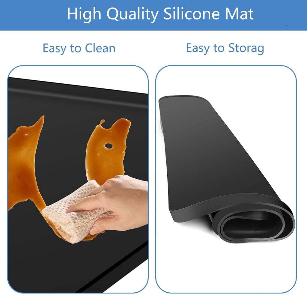 Multipurpose Appliance Floor Cover Nonslip Silicone Base Suitable for Refrigerator Washing Machine Leak Containment