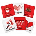 thumbnail image 1 of Inkdotpot Ensemble de 6 sous-Verres Faciles à Nettoyer 4 Pouces Carrés Réutilisables - Love, 1 of 8