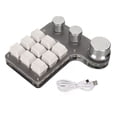 thumbnail image 2 of Mini Clavier de Jeu Mécanique Macro, 9 Touches 3 Boutons à une Main USB Clavier PC Programmable Raccourcis Personnalisés Copie Collage Clavier avec Rétroéclairage RVB, Clavier Copie Collage, 2 of 7
