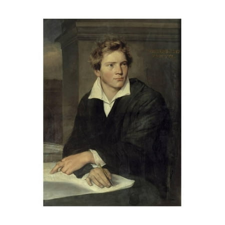 Franz Xaver Winterhalter Portrait - Portrait of Karl Berckmuller by Franz Xaver Winterhalter Print Wall Art