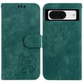 thumbnail image 2 of Compatible avec Google Pixel 8 Étui Portefeuille à Rabat Mignon Tigre en Relief avec Porte-Cartes, 2 of 5