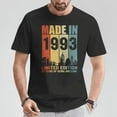 thumbnail image 2 of 1993 Being Awesome 2025 T-Shirt Vintage Retro Funny Quote Graphic Tee Unisex Cotton Casual Shirt Inspirational Motivational Gift for Men Women Comfortable Everyday Wear, 2 of 3