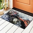 thumbnail image 2 of XMXY F1 Sports Car Area Rugs Doormat Outdoor Entrance , Facecloth Non-slip Floor Mat Rug for Living Room Kitchen Sink Area Indoor 36"x24", 2 of 9