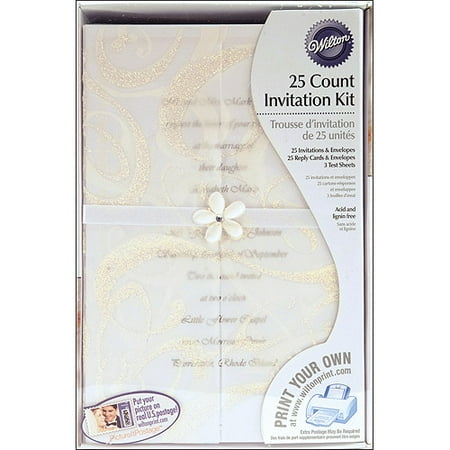wilton own invitations ct glitz glamour kit 1008