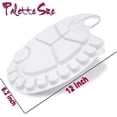 thumbnail image 2 of 2Ps Large Watercolor Paint PalettePlastic Paint Tray, Non-Stick Pallet for Art Painting -12 x 8 inch, 2 of 5