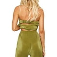 thumbnail image 4 of Liacowi Women 2 Piece Shorts Set Strapless Off Shoulder Tube Tops Shorts Summer Outfits Loungewear, 4 of 5