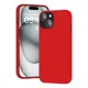 thumbnail image 1 of Funda Para iPhone 14 Silicon Interior Afelpado Antigolpes Suave Rojo, 1 of 6