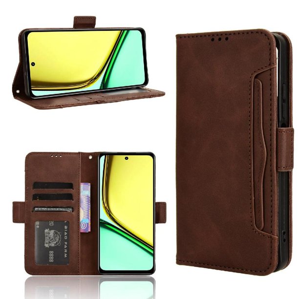 Funda Tipo Billetera GANGXUN para Realme C67 4G – Tapa Flip con Tarjetero