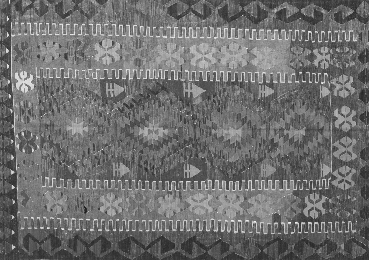 Ahgly Company Indoor Rectangle Southwestern Gray Country Area Rugs, 5