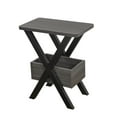 thumbnail image 1 of Telephone Stand with Storage, Grey, 1 of 2