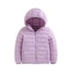 thumbnail image 1 of Gibobby Chamarra niñaAbrigo para niños Chaqueta de invierno niñas con capucha Soild Ropa para niños pequeños Chaqueta cálida a de viento para niñas(Morado, 2-3 Años), 1 of 5