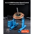thumbnail image 4 of KFFKFF Rotary Welding Positioner, 661 lbs Load Capacity, -45° to 90° Tilt Angle Welding Positioner Turntable Table, 0.2-2.5 RPM Speed Control, Electric and Foot Pedal, 4 of 9