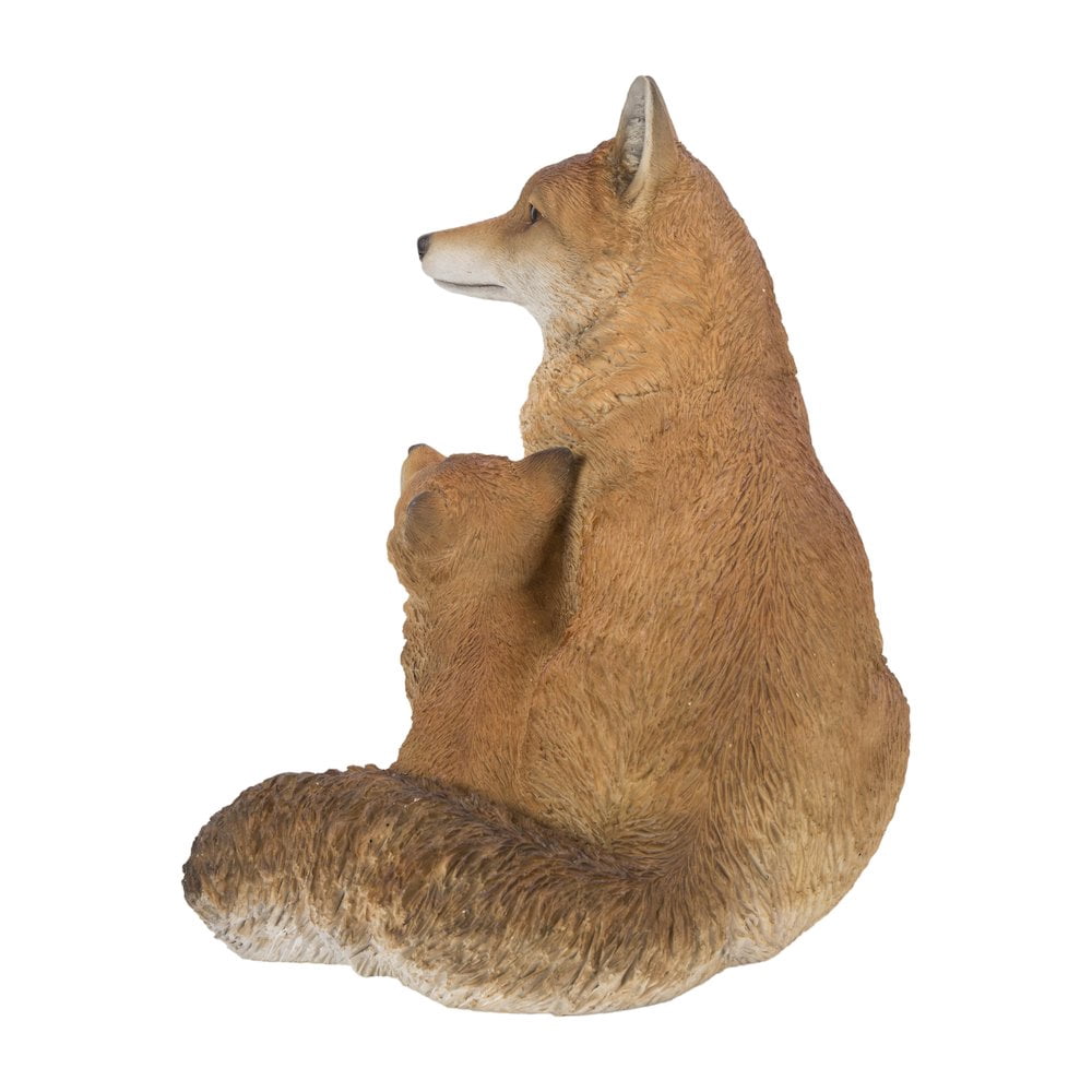 Hi-Line Gift Ltd. Mother & Baby Fox Sitting