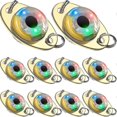 thumbnail image 1 of 10 Pieces Led Fishing Lures Fishing Spoons Lighted Bait Flasher, 1 of 1