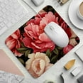 thumbnail image 2 of Peony Desk Pad Mousepad Gaming Mouse Pad, Square 8.3x9.8 Inch Non-Slip Rubber Bottom Printed, Suitable for Office and Gaming, 2 of 6