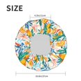 thumbnail image 5 of KLL Colorful Fruits Pattern Shower Cap & Bath Cap for Women,Reversible Oversized Waterproof Shower Caps for all Hair Lengths,Elastic Reusable Bathing Hair Cap, 5 of 7