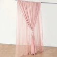 thumbnail image 6 of Balsa Circle 10x10 feet Dusty Rose Dual Layer Polyester Sheer Chiffon Backdrop Curtain Rod Pockets Party Decorations, 6 of 8