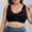 Black, variant on Yijfswar Plus Size Women's Lace Floral Front Closure Bra, No Underwire Comfortable T-Shirt Everyday Bra