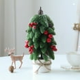 thumbnail image 2 of putnchl Christmas Decorations: Desktop Christmas Tree, Small Potted Plant, Nobetasone For The Living Room., 2 of 5