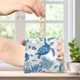 thumbnail image 4 of PU Leather Coin Purse Wallet Compact Water-Resistant Card Cases Money Organizers Sea Turtles and Coral Reefs, 4 of 7