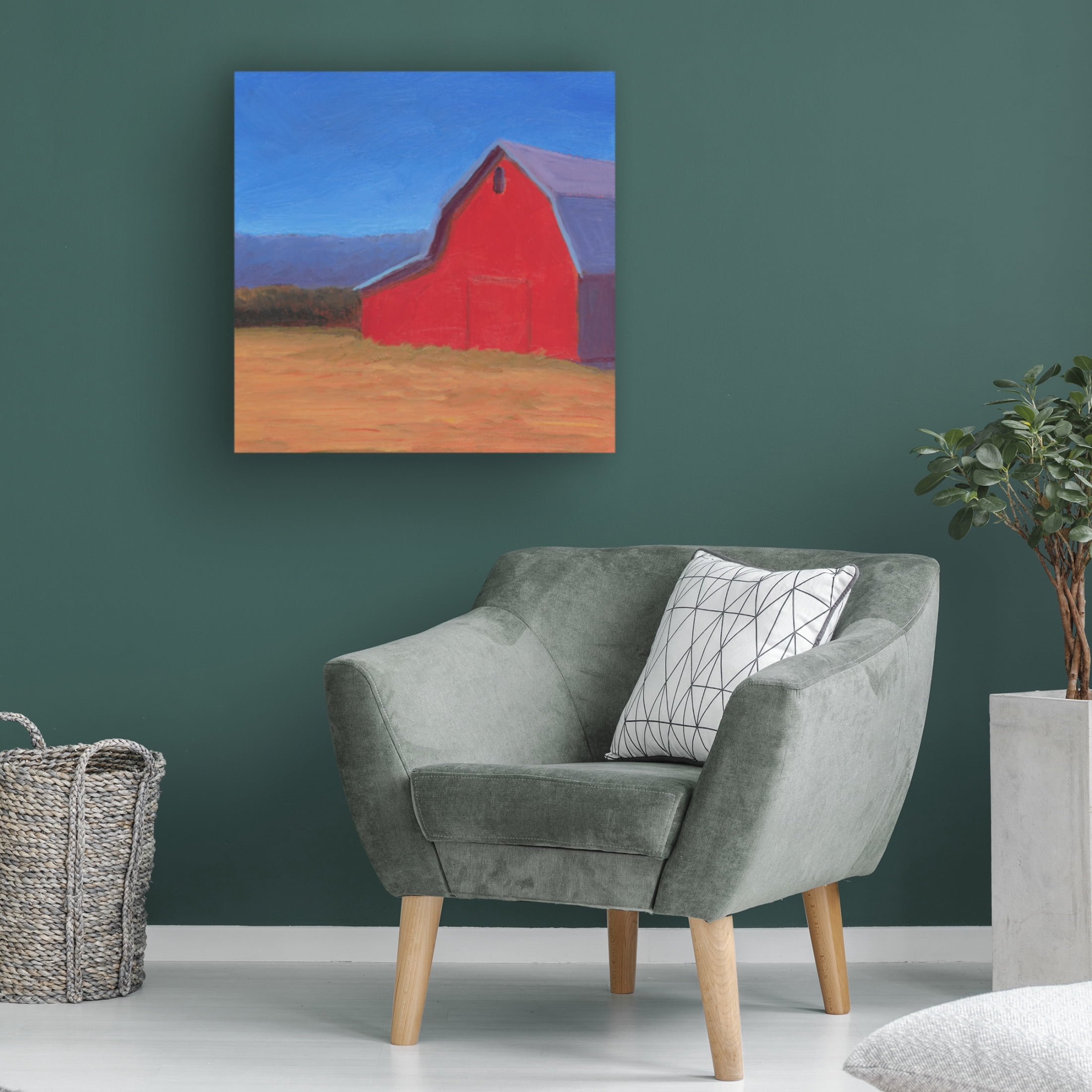 Trademark Fine Art Carol Young  Homestead Barn III Canvas Wall Art