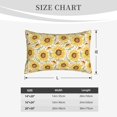 thumbnail image 4 of Xecao Watercolor With Sunflowers for Decorative Throw Pillow Case for Couch,Sofa or Bed Set,Pillow Cover for Sofa Home Decor Ideal Gift-16"x24", 4 of 6