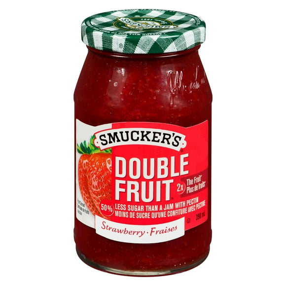 Smucker's Double Fruit tartinade de fraises 390mL 390 mL