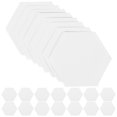 thumbnail image 1 of KAKOWELY 300Pcs Practical Drawing Patchwork Tool for Artists with Hexagonal Design and White Color, 1 of 7