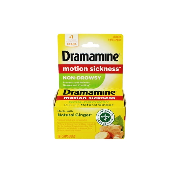 Dramamine Naturals Non Drowsy Tablets with Ginger
