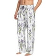 thumbnail image 6 of Rateoe Lavender Flowers Pattern Men’s Ultra-Soft Comfy Pajama Lounge Pants Sleepwear,Comfortable Lounge Wear,lightweight Pajamas, Casual Home Wear-X-Large, 6 of 6