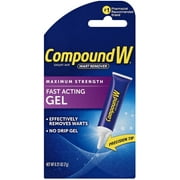 Compound W Maximum Strength, Fast-Acting Gel 0.25 oz (Pack of 2)