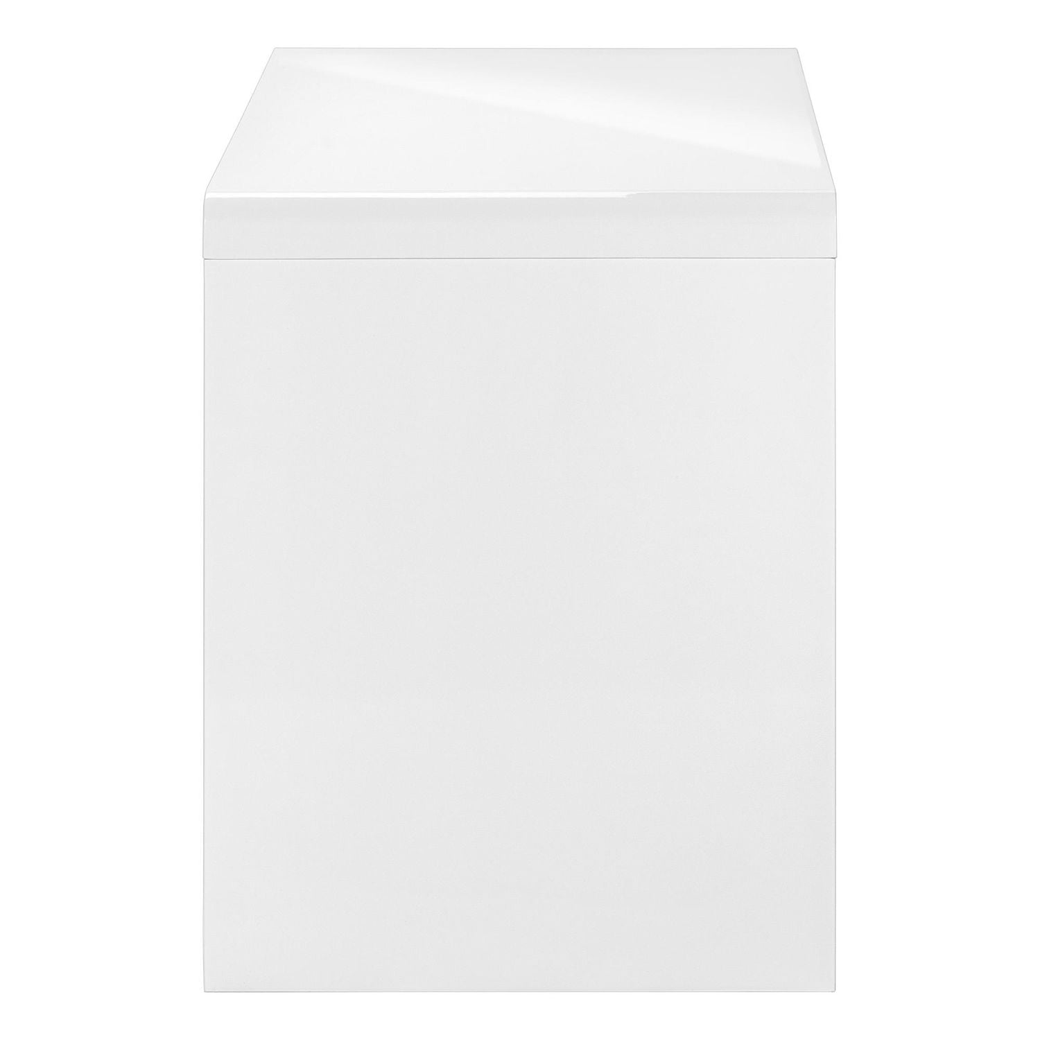 Monarch Specialties Bureau, Bureau À Domicile, Ordinateur Portable, Tiroirs De Rangement, 48"l, Travail, Stratifié, Blanc Lustré, Contemporain, Moderne