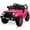 pink, variant on EDTara 12V Kids Ride on Truck Car4 Wheeler Electric Vehicles with Remote ControlSpring Suspension3 SpeedsLED Lights Music MP3 Battery Powered Ride on Toy