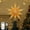 Clear, variant on Lewondr Christmas Tree Topper Star with Remote Control,13inch Star Tree Topper with LED Light Beads, 10-Point Star Treetop for Home Xmas Decoration, 6H Timer 8 Lighting Modes, Silver
