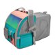 thumbnail image 1 of Mochila transportadora para gatos, plegable, portátil, resistente, expandible para perros y mascotas Azul, 1 of 8