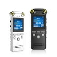thumbnail image 2 of D50 Professional Mini High Quality PCM Audio Dictaphone 1536Kbps Dual Microphones Digital ,One-touch operation, 2 of 6