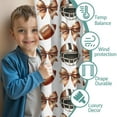 thumbnail image 3 of Blackout Kids Curtains,Football Helmets with Bows Pattern Childrens Insulated Curtains Set Of 2,Bedroom Essentials,Toddler Room Decor 52"x84", 3 of 5