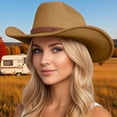 thumbnail image 1 of Classic Western Cowboy Hat For Stylish Everyday Wear Your Jazz Accessory With Distinctive Brim Design, 1 of 4
