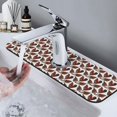thumbnail image 7 of Sikiie A Rooster With Chickens Splash Guard for Sink Faucet-1 PC Super Absorbent Fast Drying Mat Sink Gadgets-Splash Guard for Kitchen, Sink Mat, 7 of 7