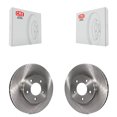 thumbnail image 1 of CMX Front Disc Brake Rotors Pair for Car Chrysler Intrepid Dodge 300M Concorde LHS K8-100211, 1 of 8