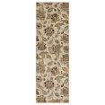 thumbnail image 2 of Floral Botanical Jacobean Area Rug or Runner, 2'7" x 8', Stone, 2 of 4